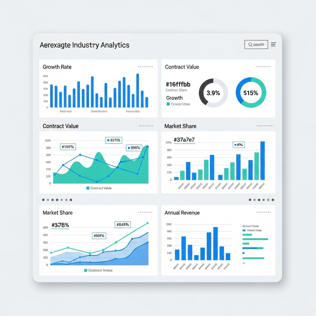 Aerospace industry growth and contract metrics