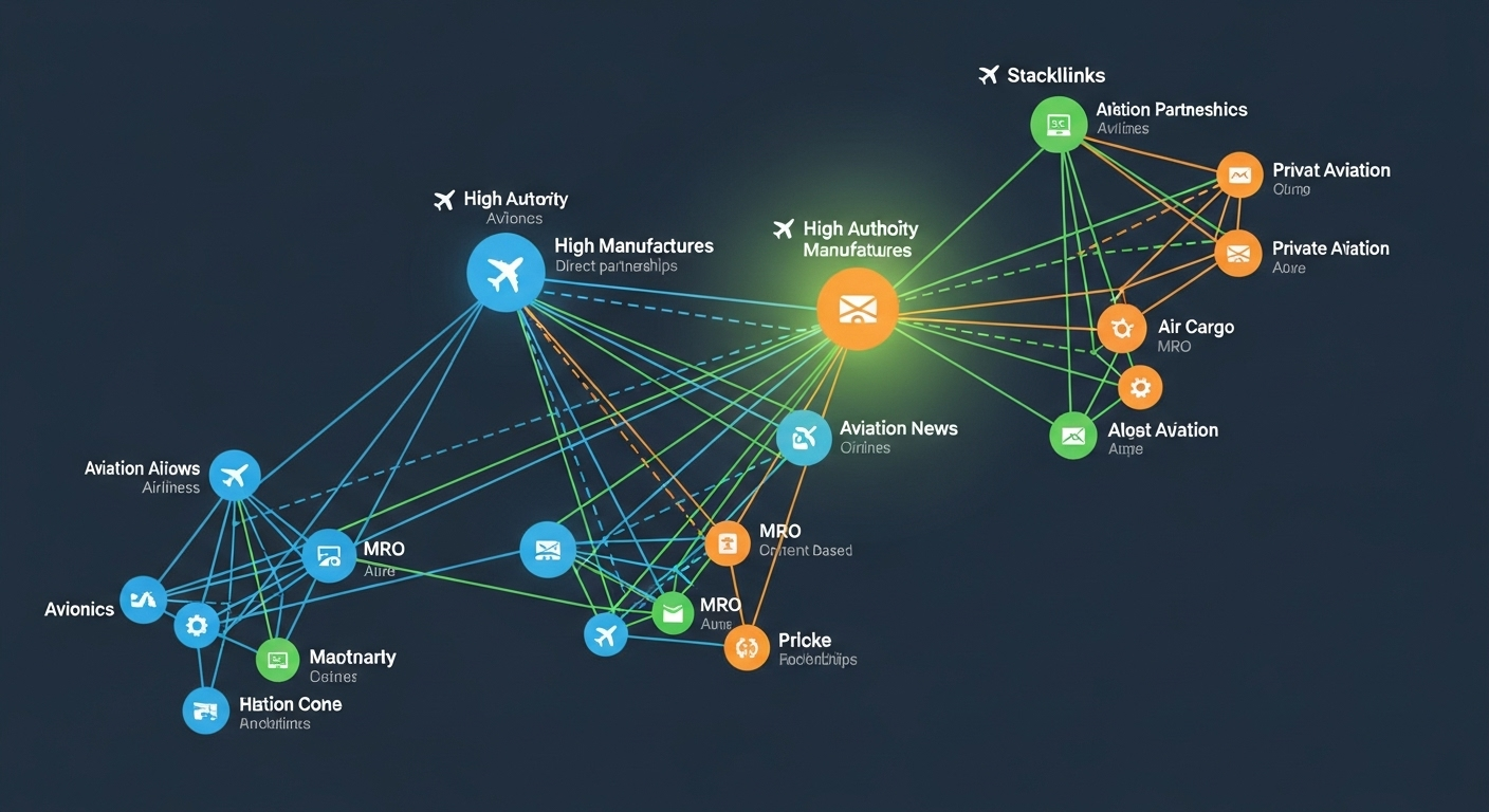 Professional business handshake partnership representing strategic link building collaborations for aviation industry