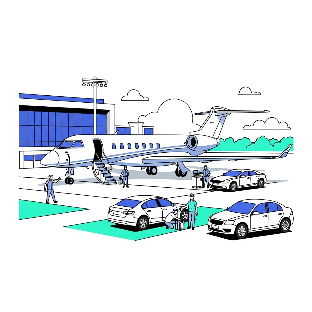 Private Jet SEO Services - Aviation Charter Marketing Private jet charter aircraft FBO operations luxury aviation SEO marketing high-net-worth client bookings