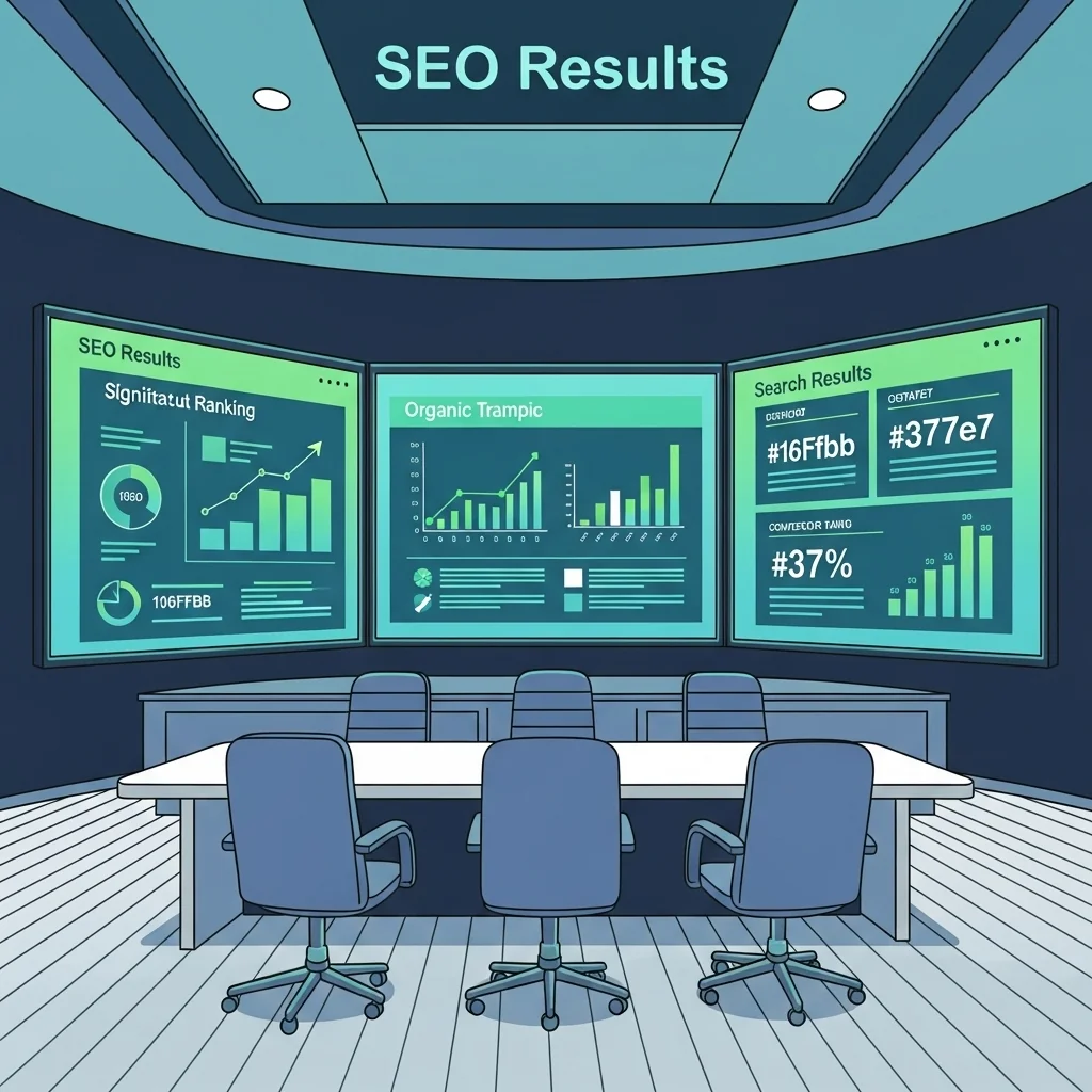 Content SEO results showing organic traffic growth for a UK business
