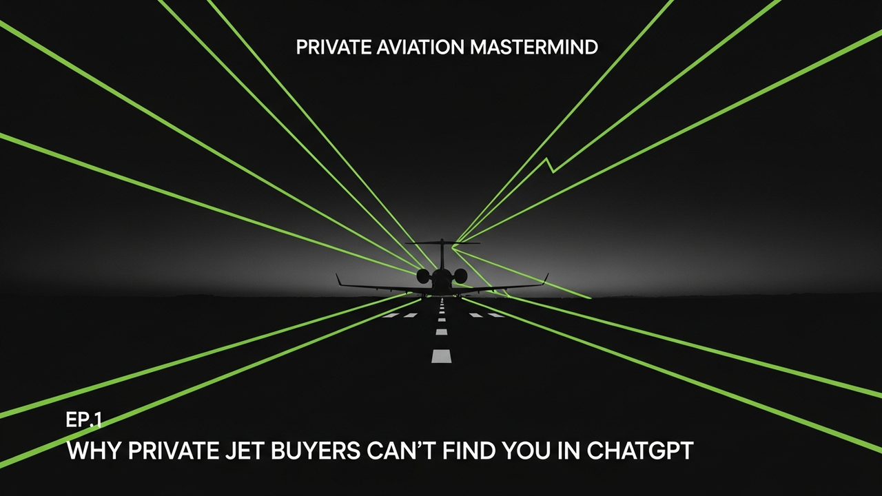Why private jet buyers can't find you in ChatGPT