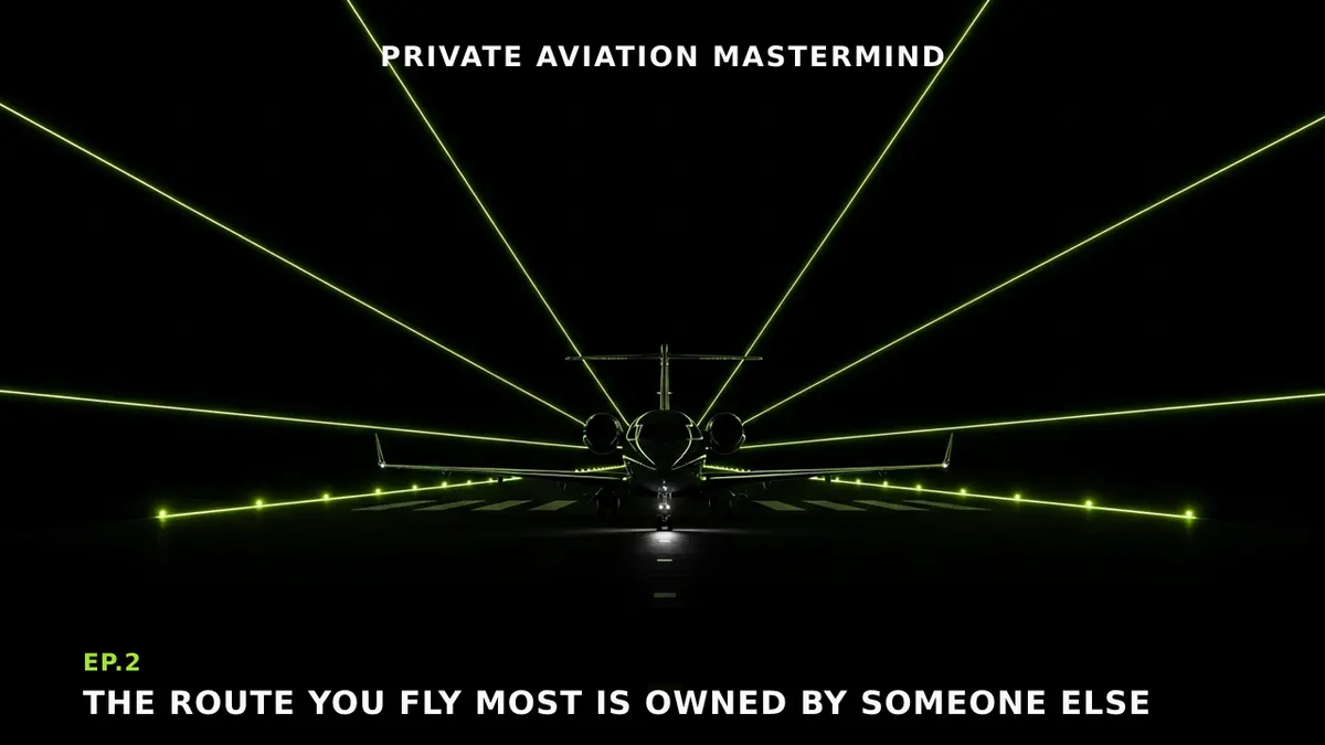 The route you fly most is owned by someone else