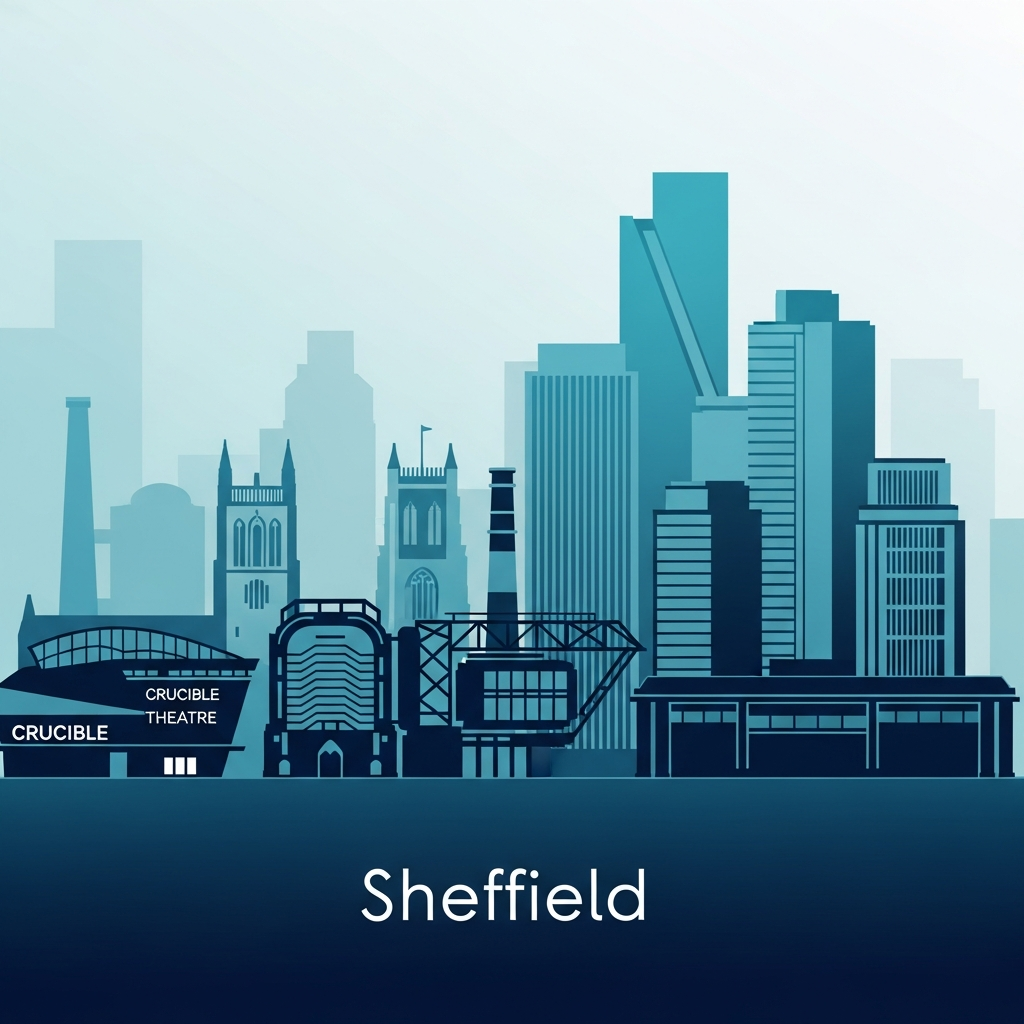 SEO specialist analysing Sheffield business search rankings and local keyword optimisation on laptop