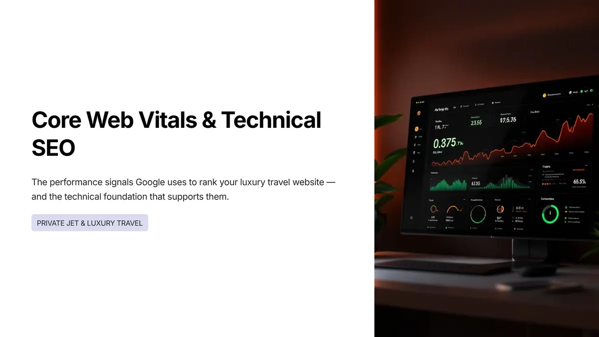 Core Web Vitals, LCP, INP and CLS targets for a technical SEO audit