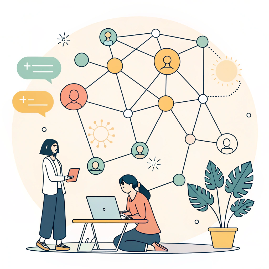 Professional team building high-quality backlinks network through strategic link building journey and collaborative outreach campaigns for SEO growth