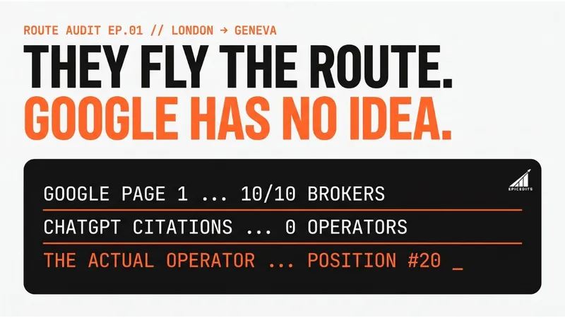 Private Jet London to Geneva: A Full SEO and AI Visibility Audit
